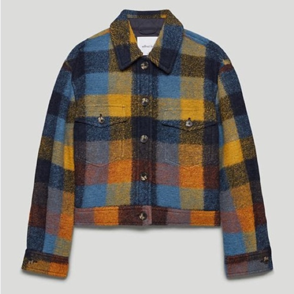 Aritzia Wilfred Free THE GANNA CROPPED SHIRT JACKET